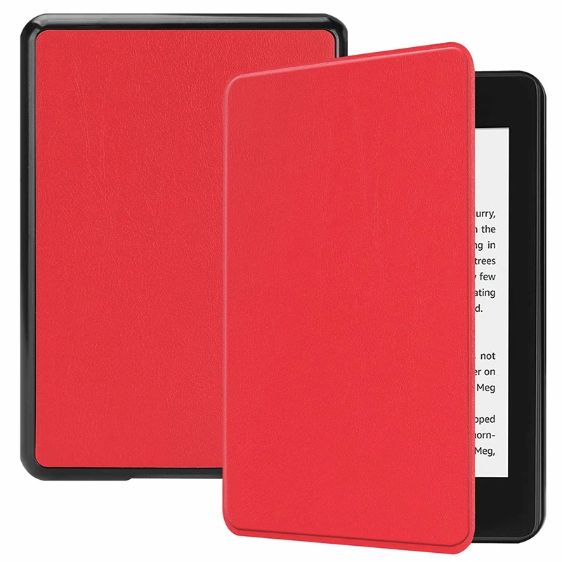 Кожаный чехол с подставкой, элегантный чехол с магнитом для Amazon New Kindle Paperwhite, чехол для планшета, 10 шт./партия
