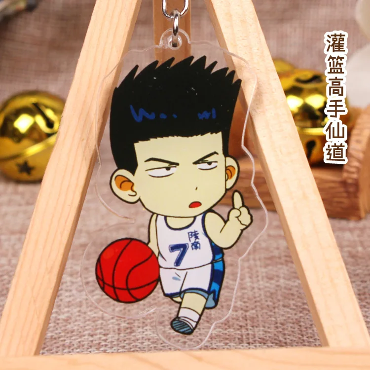 

1PCS Slamdunk Rukawa Kaede Anime Action Key Chain Acrylic Figure Keyring Model Toy Keychain Keyholder Unisex XMAS Gift NEW