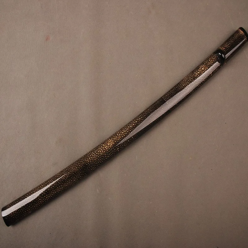 Vollumwickelte Rochenhaut Saya Scabard Mantel für Japanische Samurai