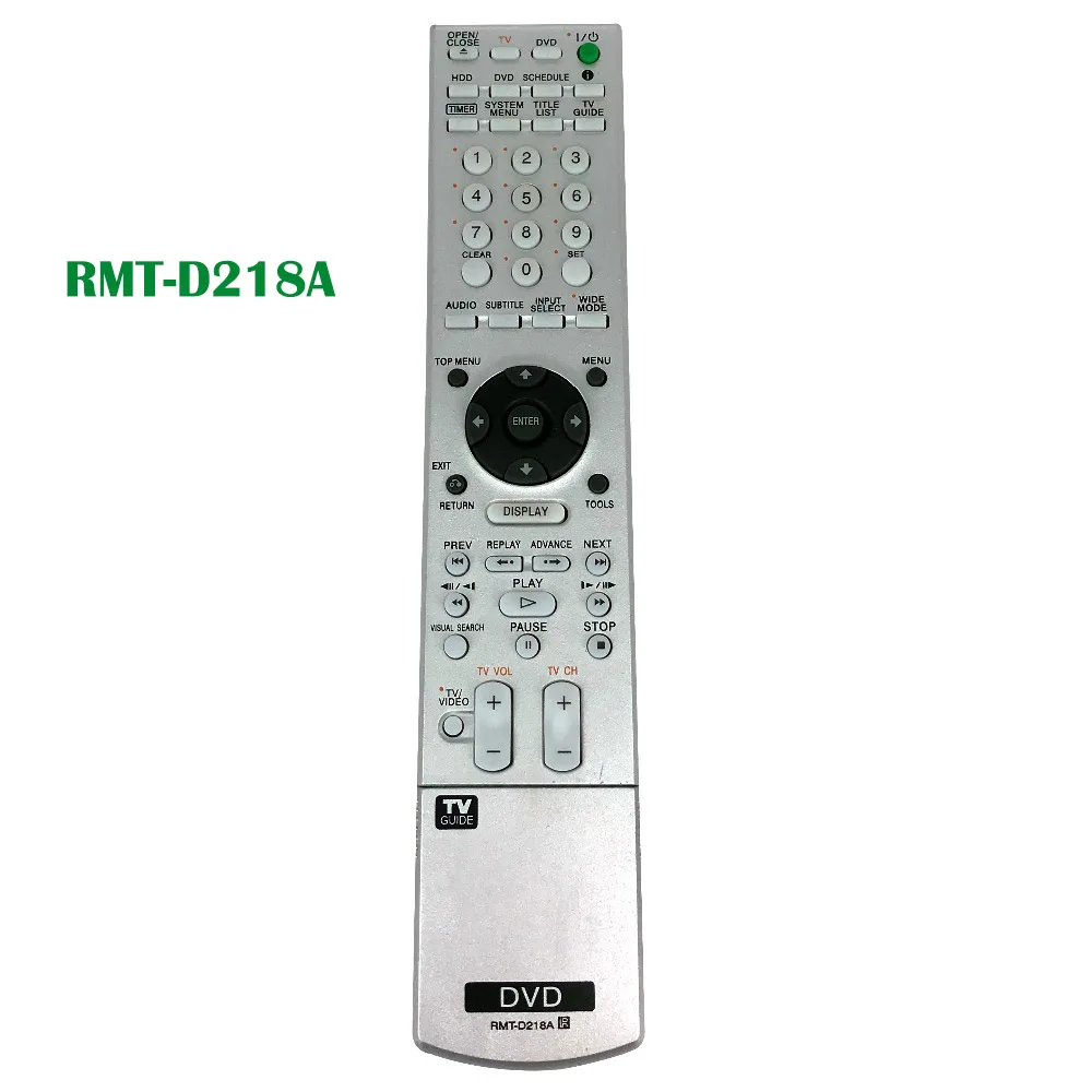 

Новинка RMT-D218A, запасной пульт дистанционного управления для DVD-плеера Sony RDRHX715 SVD2433 Fernbedienung