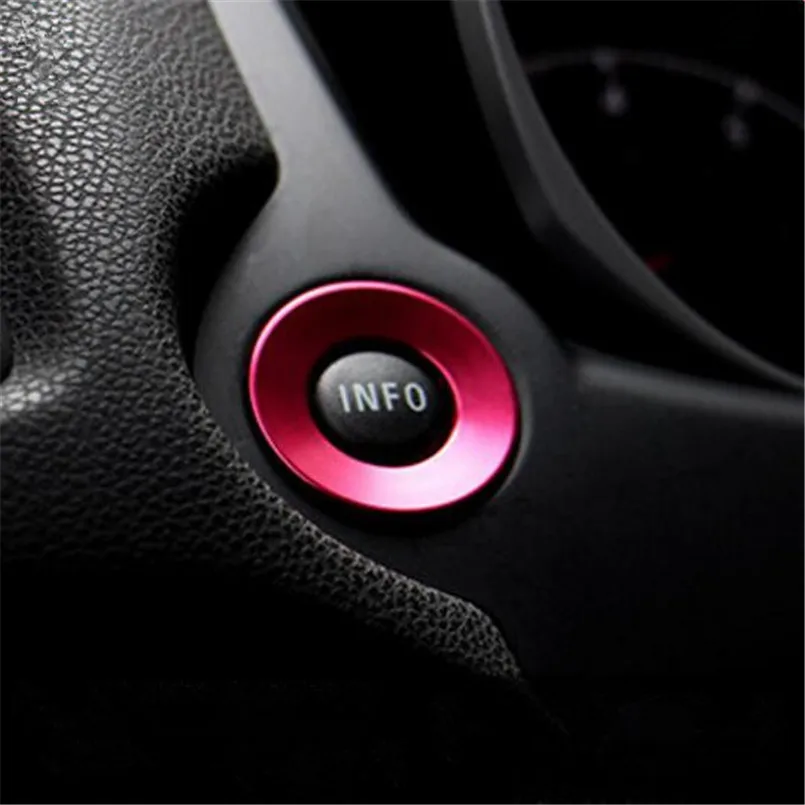 

car-styling Aluminium alloy Meter adjustment button decoration sticker case For Mitsubishi ASX 2011-2017 auto accessories