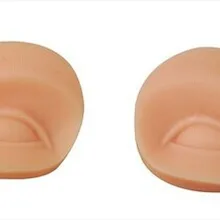 2pcs 3d стерео Глаз Модель Перманентный макияж тату голова-манекен для практики модель для начинающих