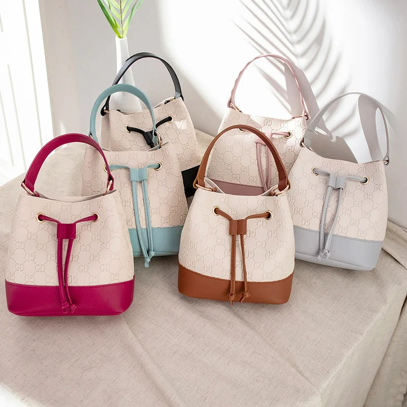 

Bucket Jianyue Mini- Hit Color Handbag Personality Leisure Time Joker Single Shoulder Messenger Woman Package Versatile China
