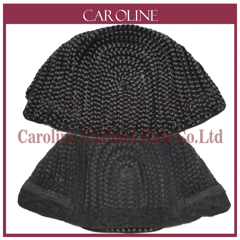 Cornrow Wig Caps For Making Wigs With Adjustable Strap Braided Cap For Weave Wig Rosa Hair Products Women Hairnets Easycap 6039