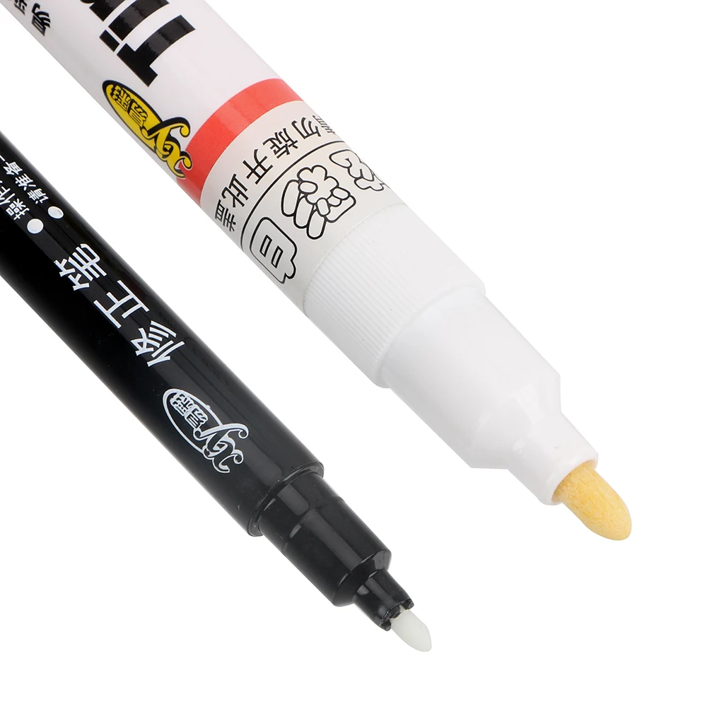1 шт. Перманентный маркер для автомобильных шин водонепроницаемый белый DIY для автомобиля мотоцикла Протектора Шин Резиновый металлический маркер для граффити ручка