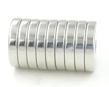 

100pcs neodymium magnet 20 x 4 mm hole 5 mm N35 Small Disc power Strong magnets 20*4