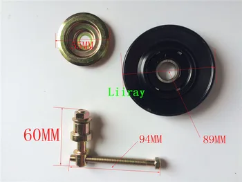 

Auto air conditioner ac tensioner pulley, idler pulley A89 pole and 6203 bearing good quality