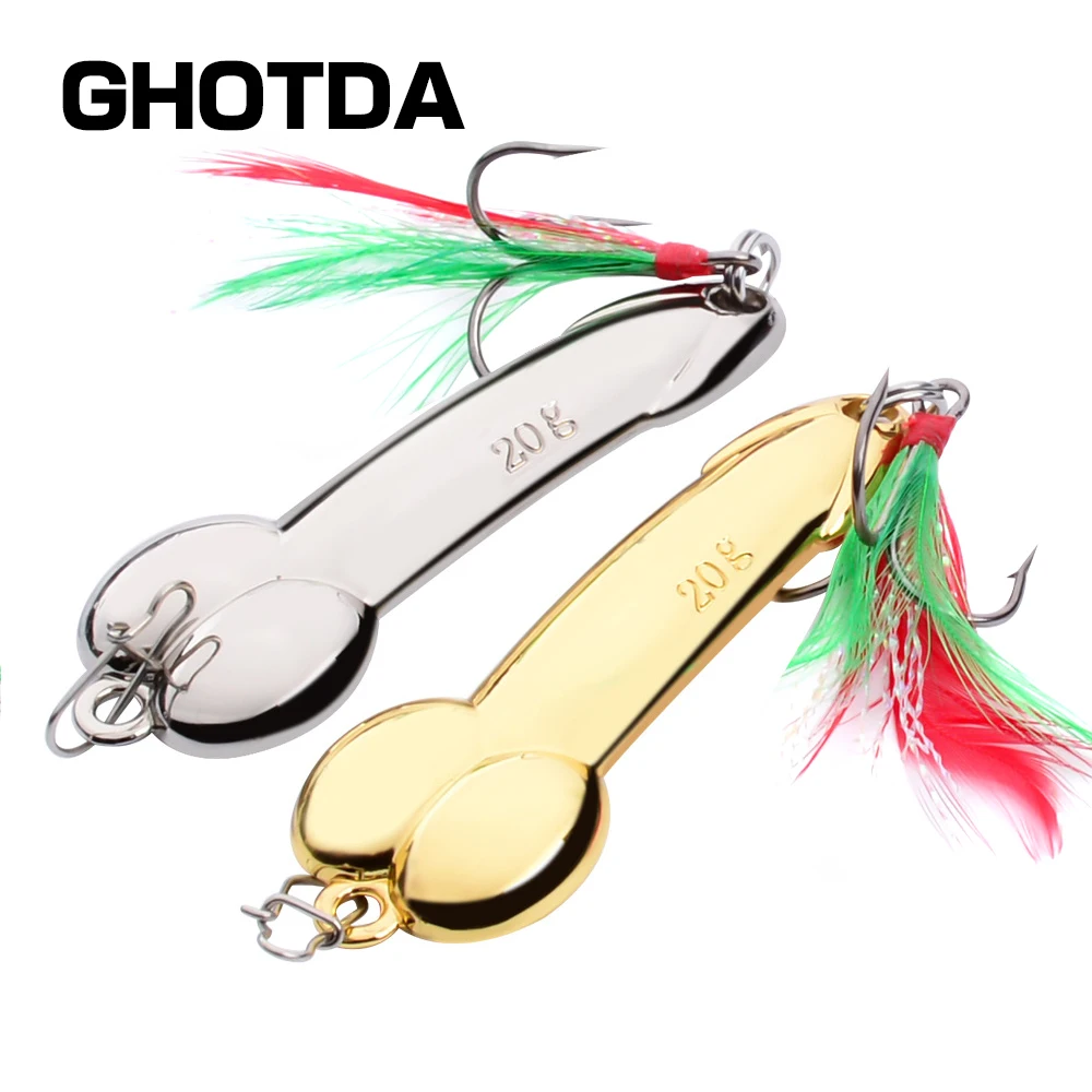 Рыболовная приманка GHOTDA spoon наживка для Спиннербейт из серебристого и золотого