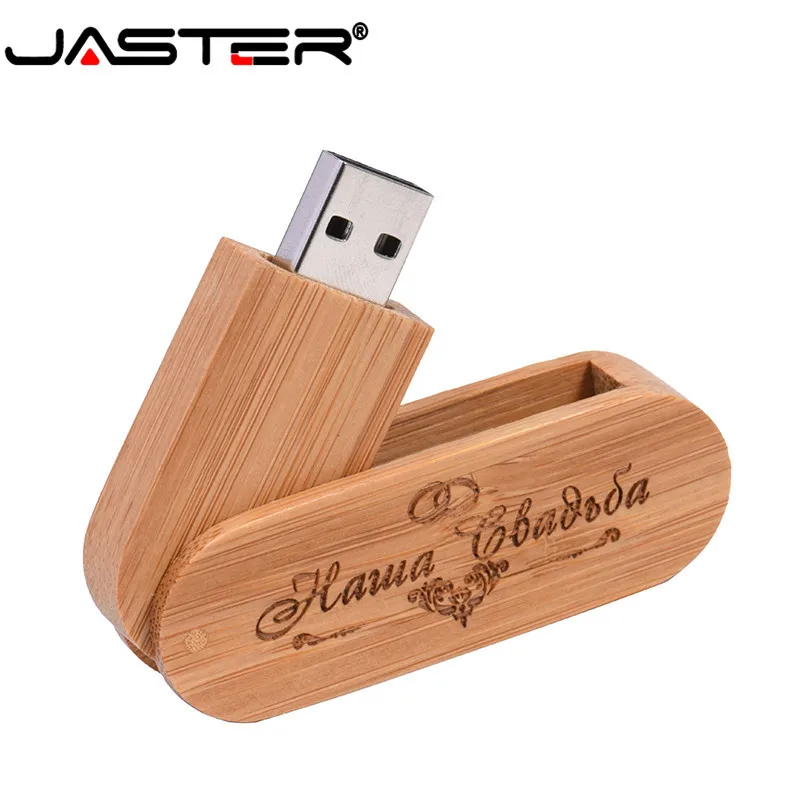 JASTER Продвижение Творческий Деревянный Поворот usb флэш-накопитель 4 ГБ/8 ГБ/16 ГБ/32 ГБ/64 ГБ USB 2,0 Внешний накопитель(более 10 шт бесплатный логотип