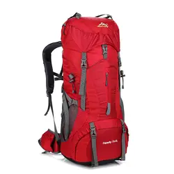 Большой рюкзак для альпинизма Кемпинг походная сумка с дождевой крышкой Спорт на открытом воздухе Кемпинг Велоспорт Путешествия Рюкзаки