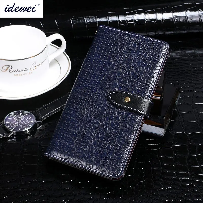 

SHIODOKI for Lenovo S60 Case Luxury Leather Cover Flip Case for Lenovo S60 Crocodile Grain Phone Protective Case