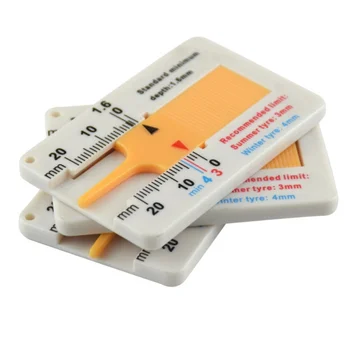 

Tyre Tread Depth Gauge Caliper Car Motorcycle Caravan Trailer Wheel Measure Tire Repair Tools