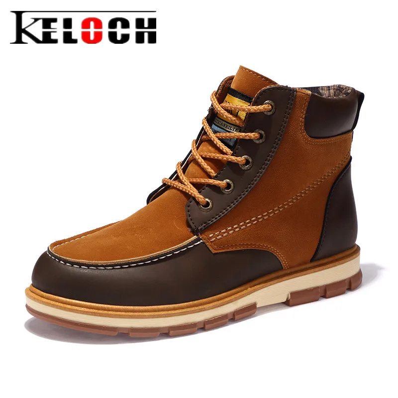 Keloch New Arrive Boots Men High Quality Male Work Boots Hith Top Mens