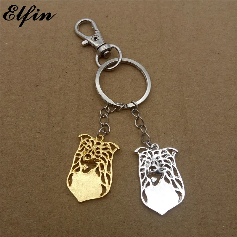 Elfin 2017 Trendy Border Collie Key Chains Gold Color Silver Fashion Jewellery Rings | Украшения и аксессуары