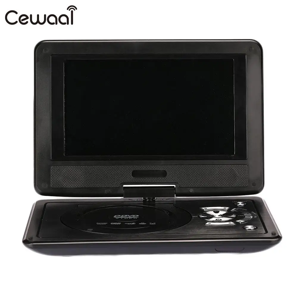 

9inch LCD Screen Display 720P HD VCD EVD DVD Media Player EU Plug Support U Disk