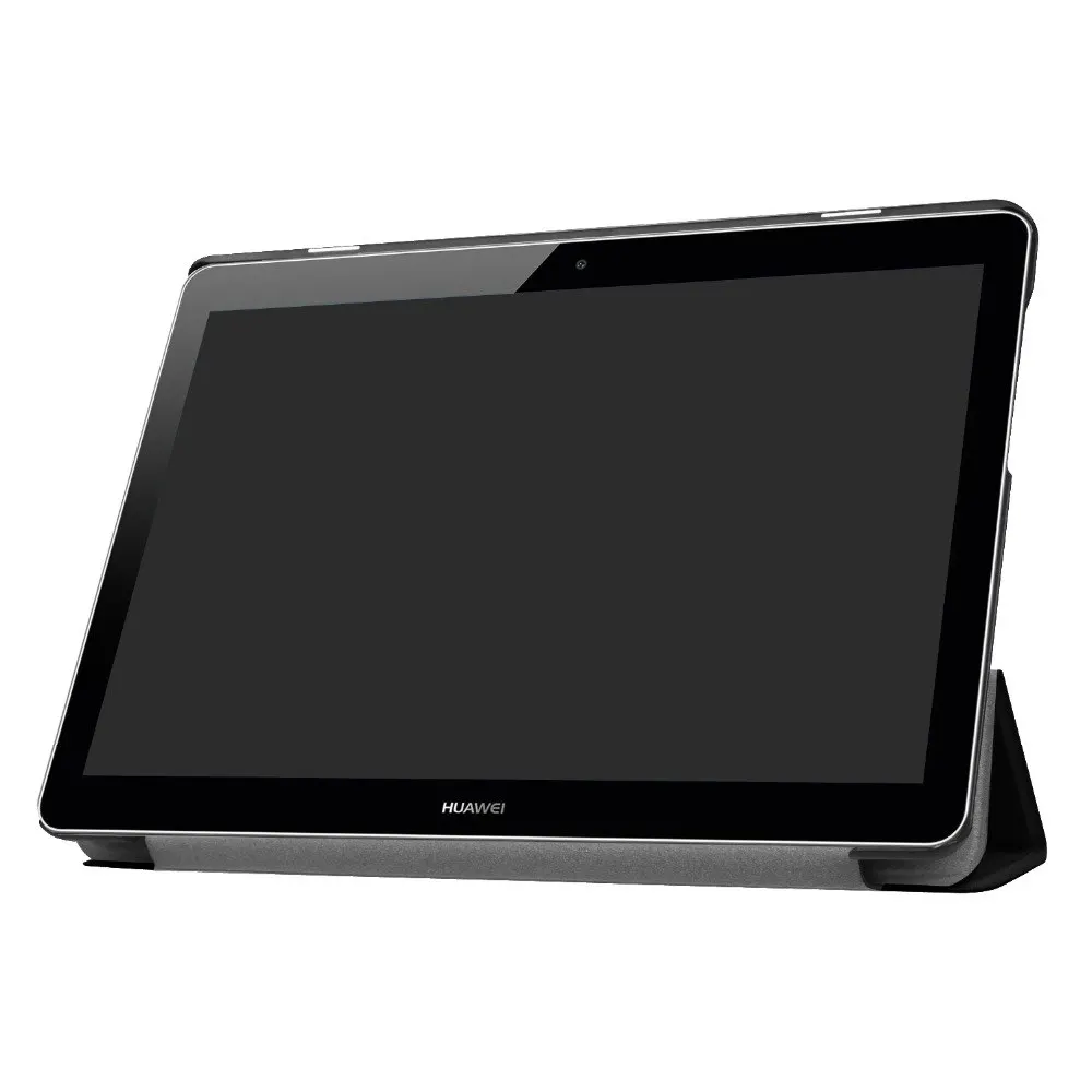 Dulcii Чехлы для huawei MediaPad T3 10 9 6 &quotShell чехол из ПУ кожи Tri fold Стенд флип t3