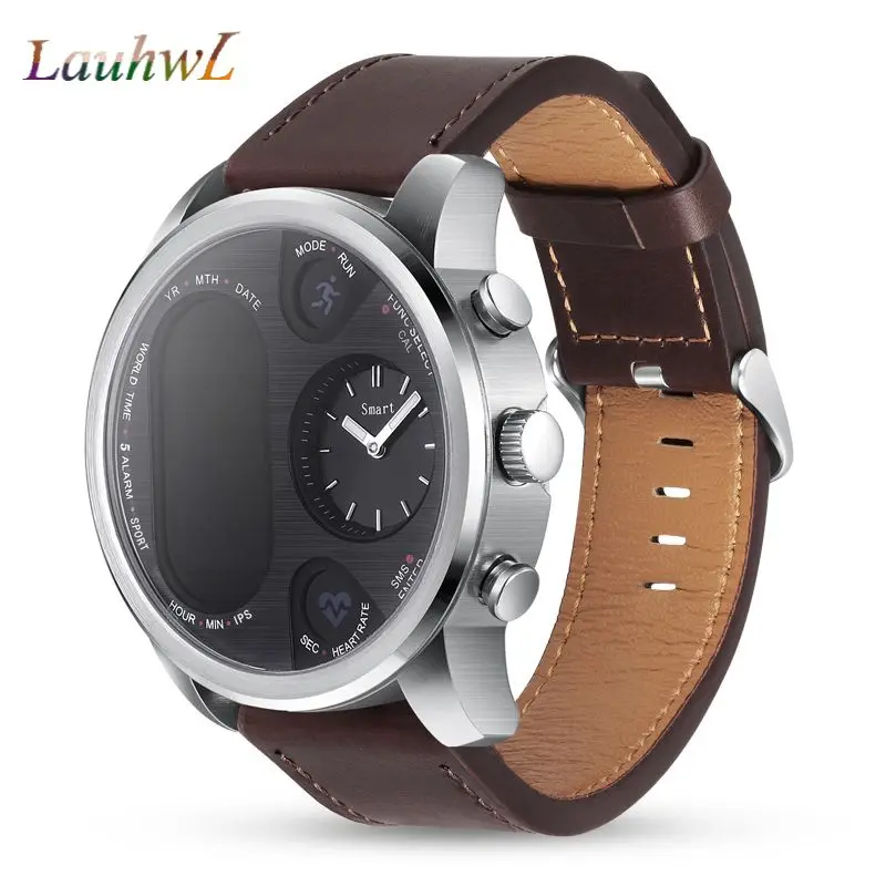 

T3 Sport Hybrid Smart Watch waterproof IP68 Stainless Steel smartwatch android Fitness Activity Tracker BRIM Smart clock Men