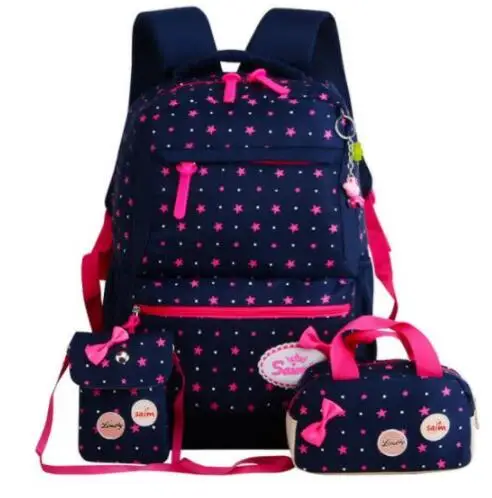 

2018 New Printing Children Backpacks For Teenagers Girls Lightweight Waterproof School Bags Child Orthopedics Schoolbags