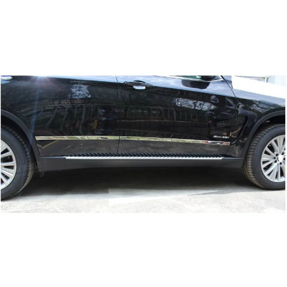 

Stainless Steel Side Door Body Molding Cover Trim For BMW X5 F15 2014 2015 Car Styling 4pcs