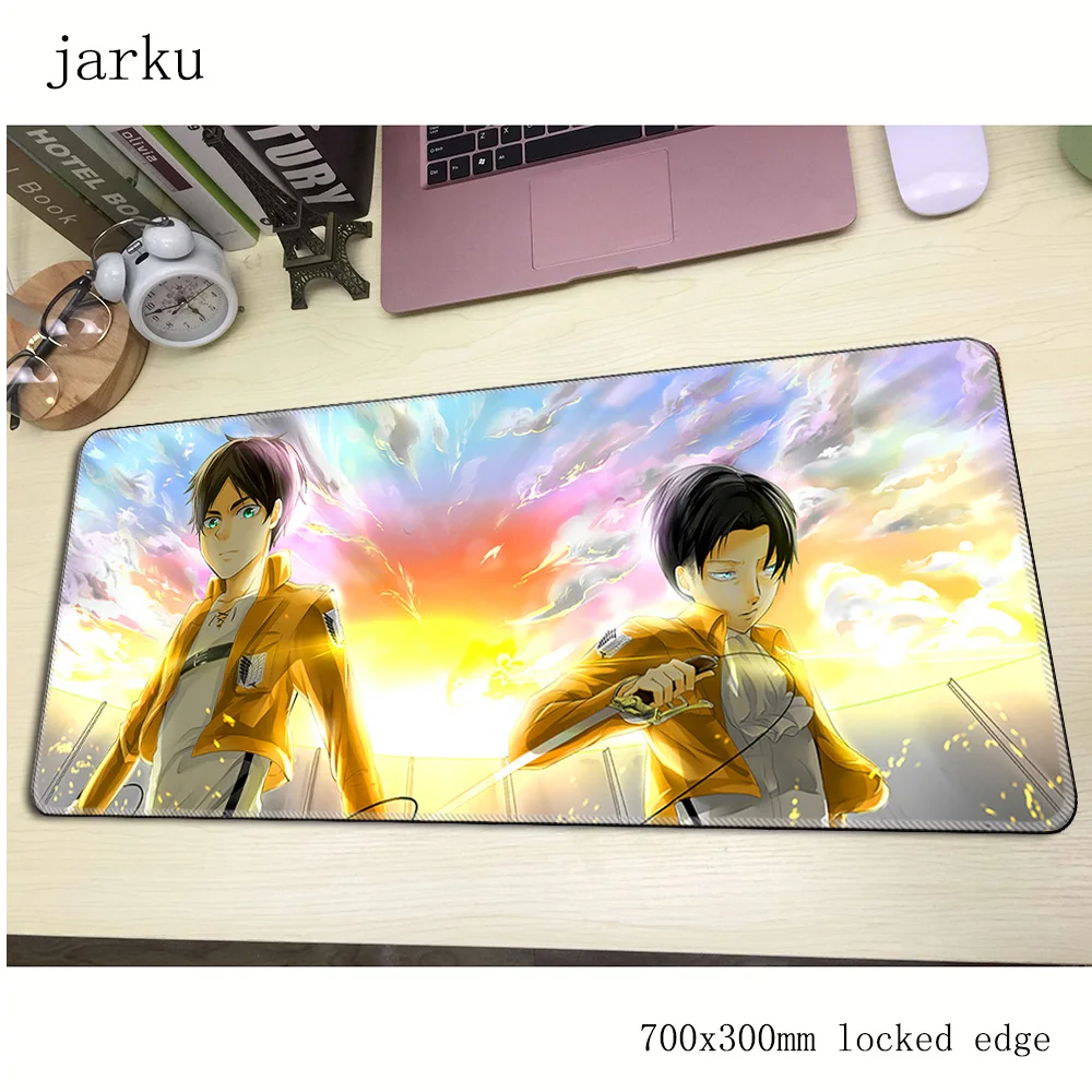 Коврик для мыши Attack on Titan pad computador gamer mause 700x300X2MM padmouse big Ackerman Для Мыши Эргономичный