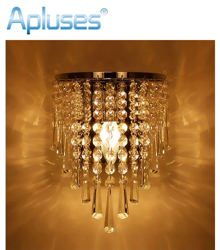 

Modern Crystal Chandelier Wall Light Lighting Fixture 220V E14 LED Ceiling Lights