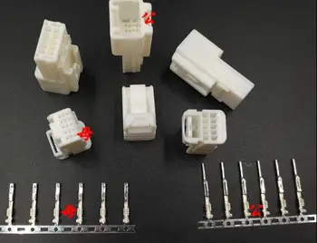 

2SET Car anti-glare rearview mirror 10 hole PIN12368 harness connector plug terminal pin