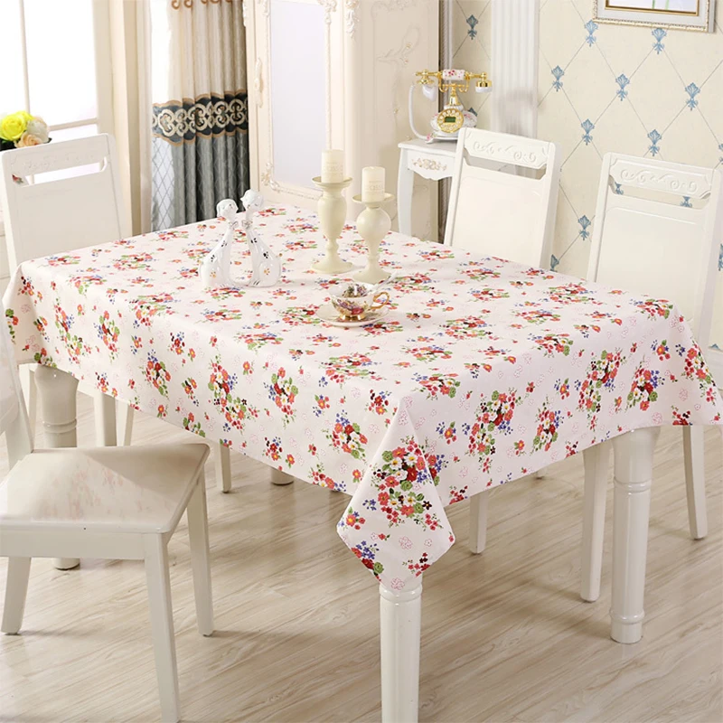 Мультфильм Скатерть льняная один table Кухня прямоугольной скатерти для свадьбы