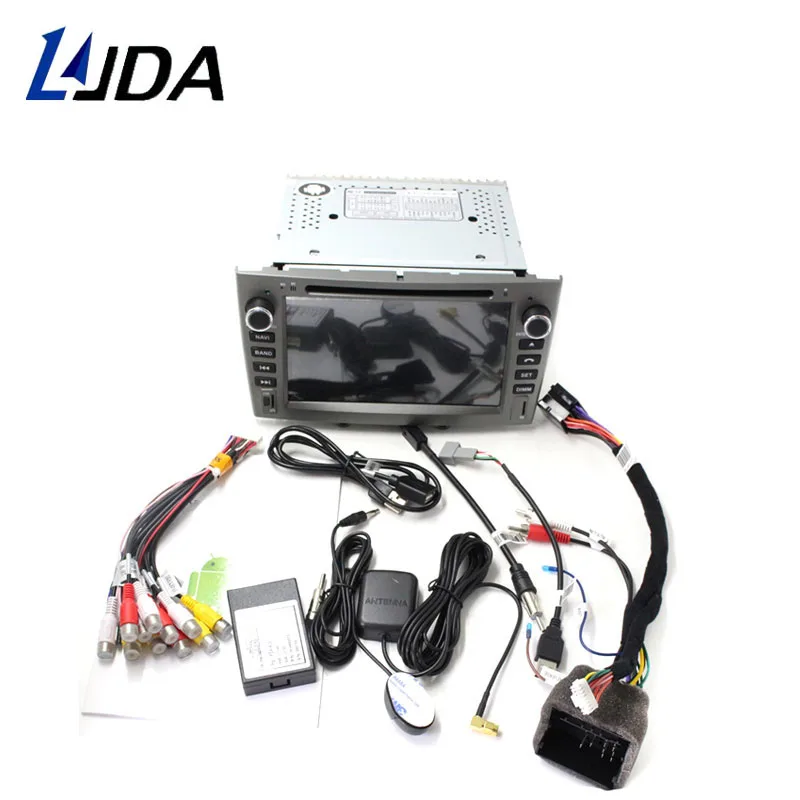 Excellent LJDA Android 9.0 Car Multimedia Player For PEUGEOT 308 408 308W GPS Navigation 2 Din Car Radio 4G+32G Stereo WIFI DVD CD Video 4