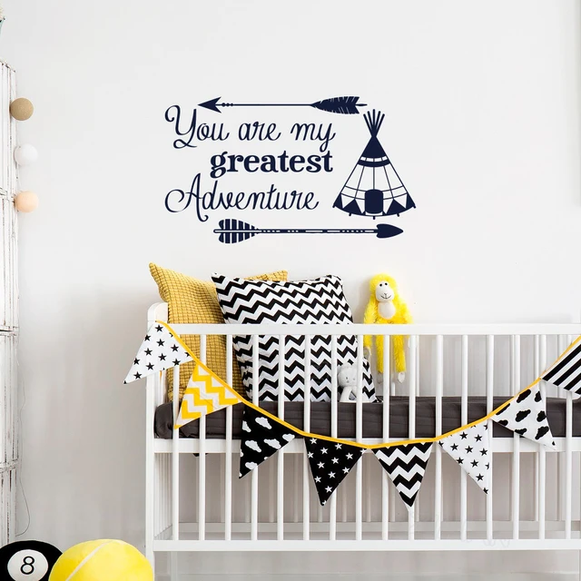 Arrow Wall Decal Quote You Are My Greatest Adventure Vinyl Arrow Wall Decal Quote You Are My Greatest Adventure Vinyl Stickers Nursery Sayings Baby Kids