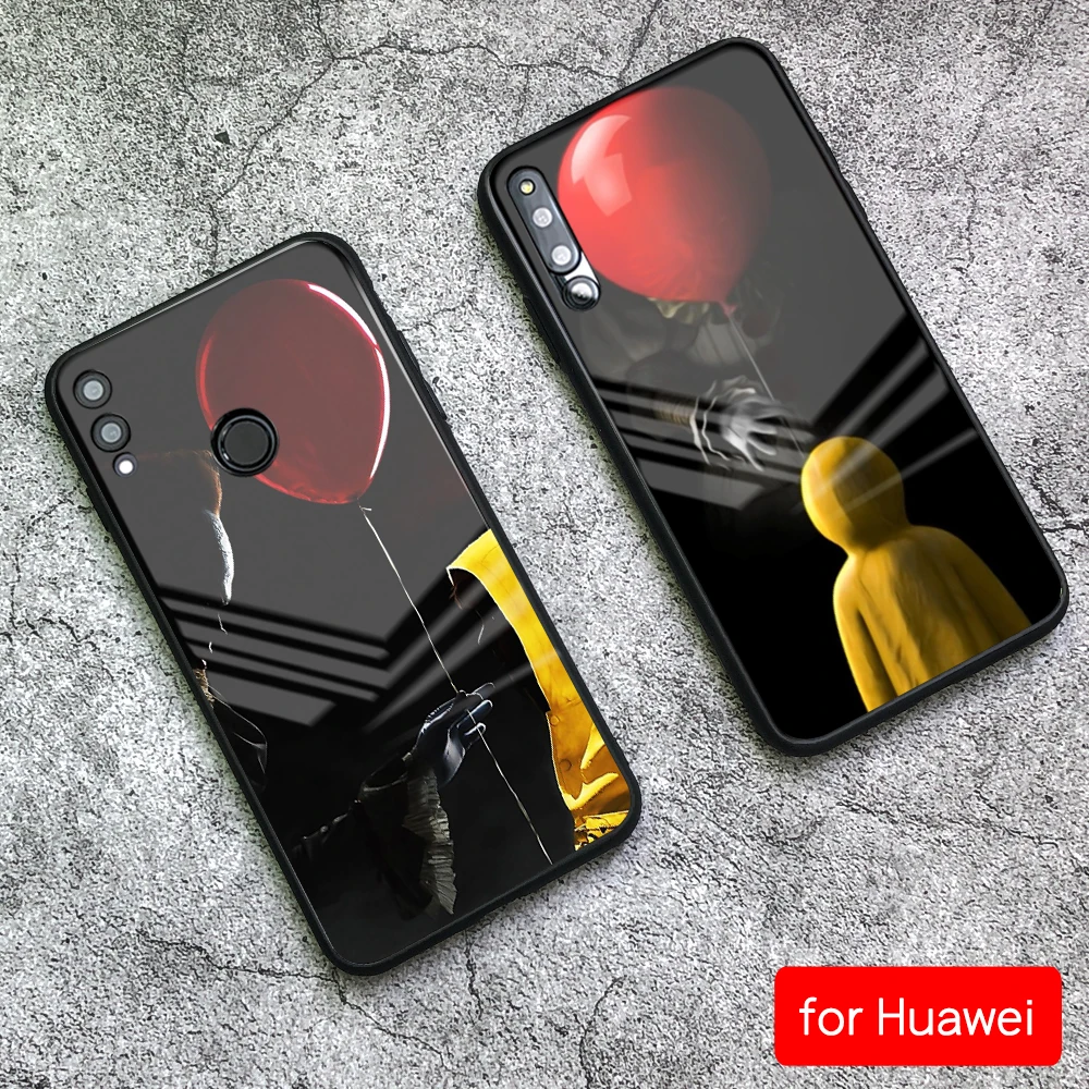 

FinderCase Cover for Huawei P20 Pro Tempered Glass Case Pennywise IT for Huawei Mate 9 10 Pro P10 P20 Honor V9 V10 Play Nova 3e