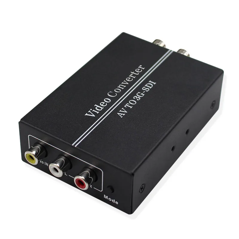 Конвертер AV CVBS PAL/NTSC в HD 3G SDI BNC композитный аналоговый аудио конвертер RCA L/R для