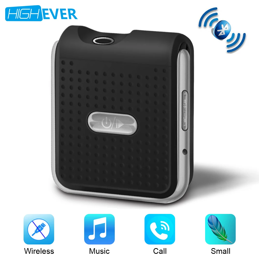 

Highever Bluetooth Audio Receiver Transmitter Mini 3.5mm AUX Stereo Bluetooth Transmitter For Headphone Reciever Handsfree