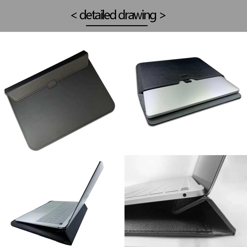 Чехол из искусственной кожи для ноутбука Macbook Air 13 Sleeve 2020 M1 A2337 A2338 A2289 A2251 A2179 Pro 15 Retina