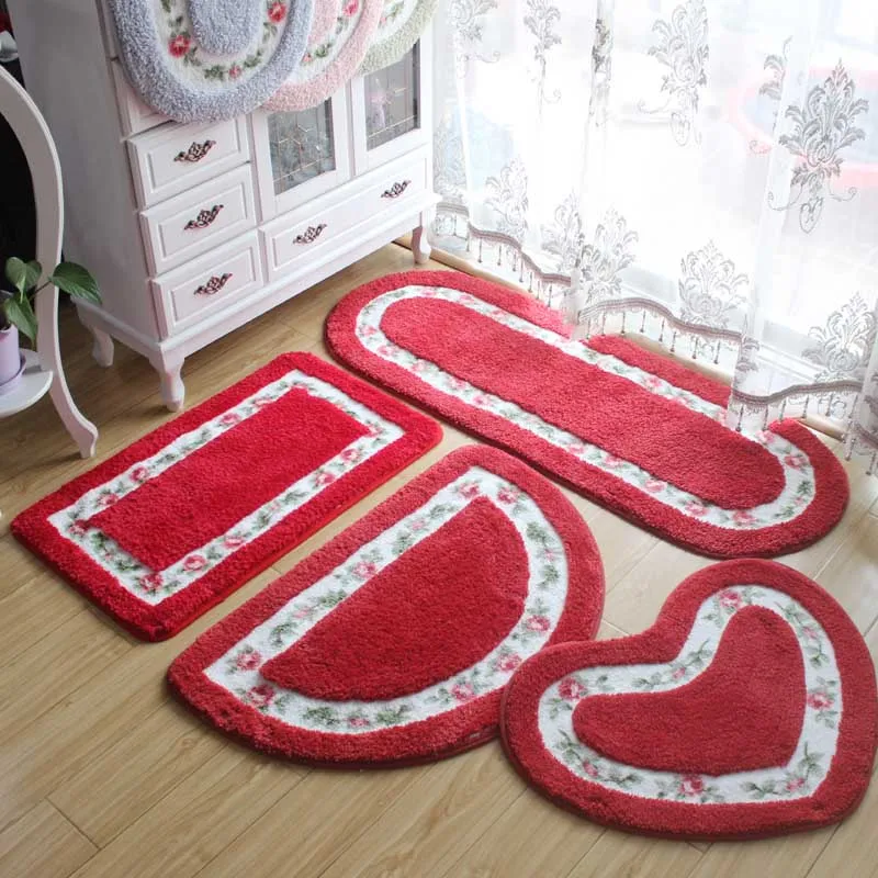 Billig 40*60 cm Alle Formen 5 Farben Nicht slip Bad Matten, bad Matte Teppich Teppiche für Badezimmer Wc Wohnzimmer Schlafzimmer, Boden Matte Teppich