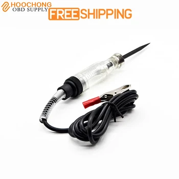 

Car Voltage Tester DC 6V 12V 24V Test Pencil Transparent pen with spring Durable Car General ZJ47