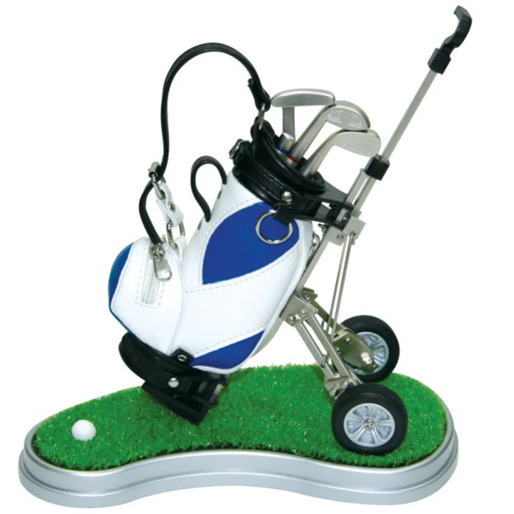 Novelty Golf Gift Golf Pen Holder Creative Pen Container with three