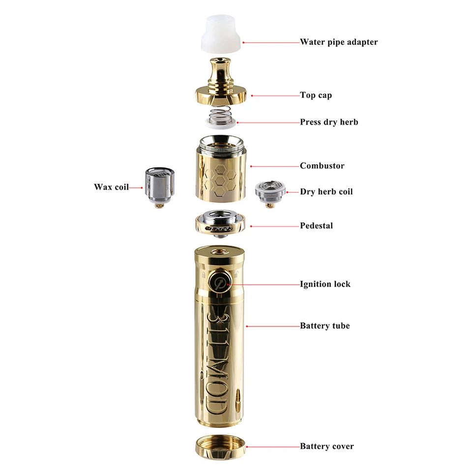 Оригинальный испаритель LTQ Vapor 311 набор для сухой травы с аккумулятором 18650