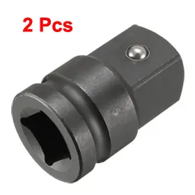 

UXCELL Newest 2pcs 1 Inch (M) to 3/4 Inch (F) Drive Impact Socket Adapter Extension Bar, CR-MO