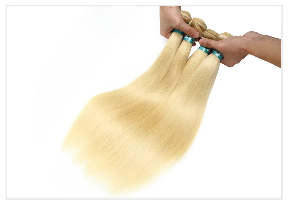  Blonde Bundles Straight Human Hair (14)