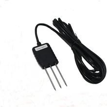 New 1pc IP68 soil moisture sensor 0- humidity Conductivity Soil sensor with temperature and humidity measuring for Flower