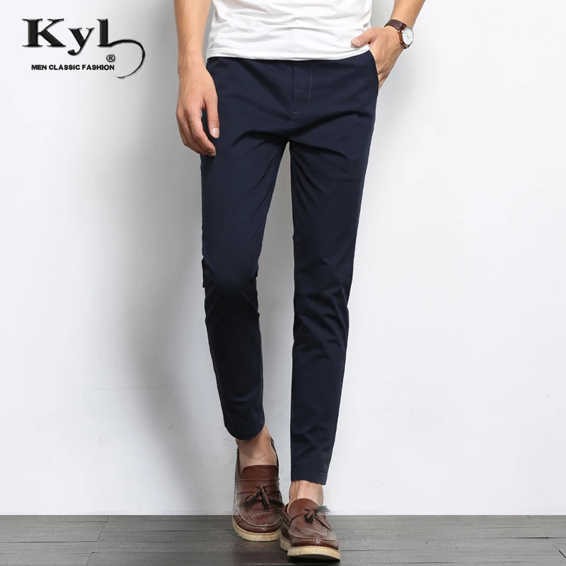 2018 Summer Designer Brand Casual Cotton Pants Male Ankle