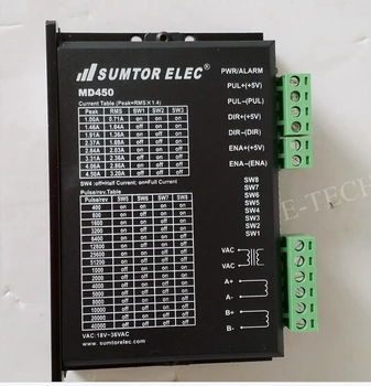

CNC Stepper Motor Driver MD450 For NEMA 17/23/34 Stepper Motor 1.0-4.5A DC18-50V AC 18-36V Super Low Noise Vibration