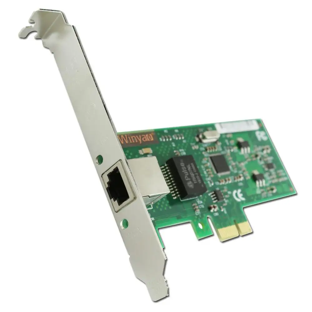 Winyao WY574T PCI-Express X1 10/100/1000 Мбит/с RJ45 Gigabit Ethernet сетевой карты серверный адаптер NIC для 82574 EXPI9301CT