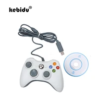 Kebidu Горячая USB проводной Joypad геймпад белый игровой контроллер только для ПК Джойстик оконные рамы 7 по всему миру