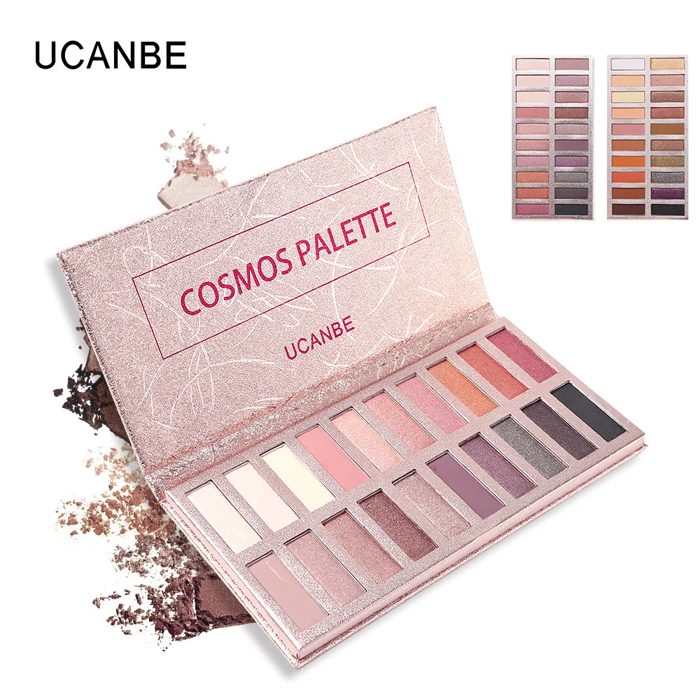 

Highly Pigmented Eyeshadow Palette 18 Colors Matte Shimmer Glitter Blendable Long Lasting Eye Shadow Palettes Beauty Cosmetics