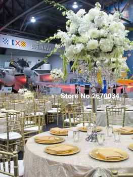 

decoration sliver iron flower arrangement stands for wedding hall