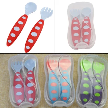 

Baby Spoons Tableware Infant Children Soft Soup Fork Kitchen Utensils Cochleare Baby Spoon Kid Feeding Infant Spoon + Retail Box