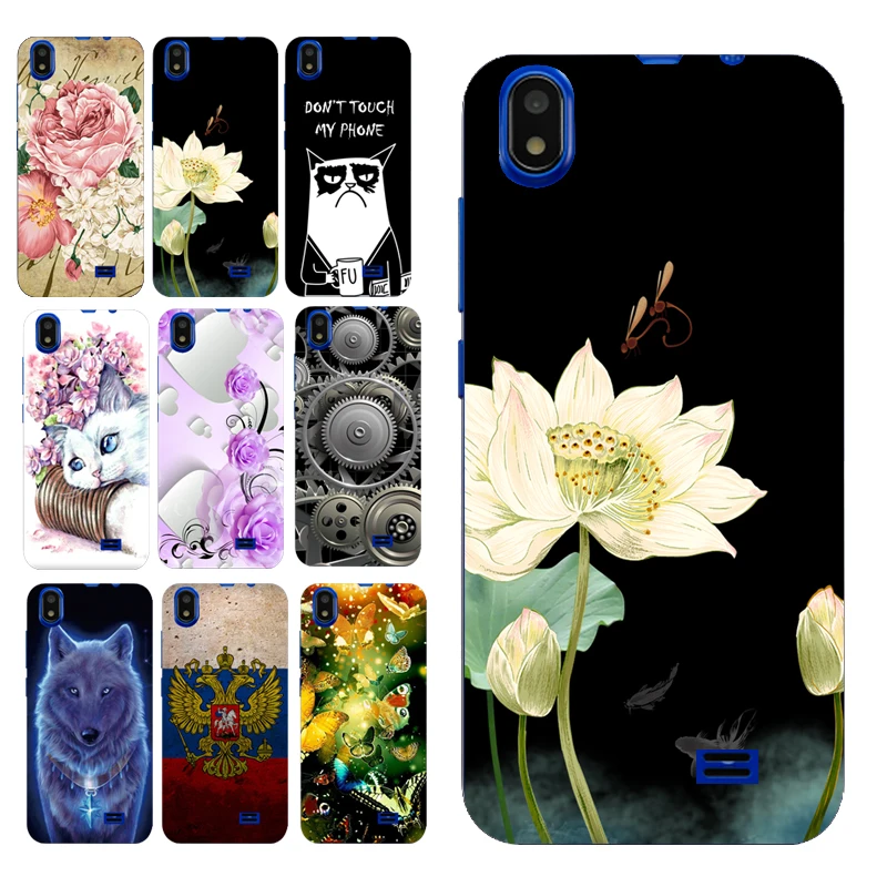 

Courtlike Lotus Flower Case for Prestigio Muze V3 LTE PSP3495DUO Flora Cover Bag Floral Cases Housing Shell
