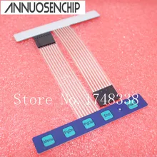 A row of four keys Membrane Switch Matrix keyboard membrane keypad Microprocessor control panel keyboard 69X20MM
