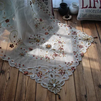 

Free Shipping New lace Tablecloth 43x95cmTable Runner Table mat Coffee Tea Mat Placemat for Dining Gift Wedding Christmas